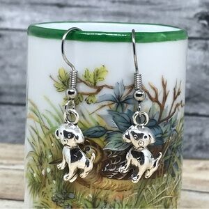 Puppy Animal Hook Earrings